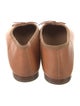 Mansur Gavriel Leather Bow Accents Ballet Flats