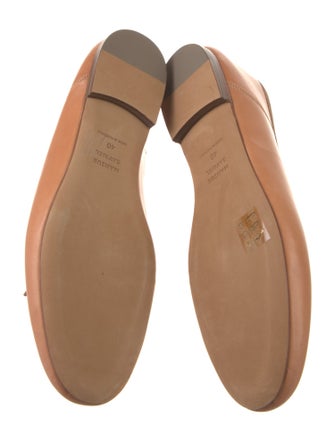 Mansur Gavriel Leather Bow Accents Ballet Flats