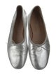 Mansur Gavriel Leather Bow Accents Ballet Flats