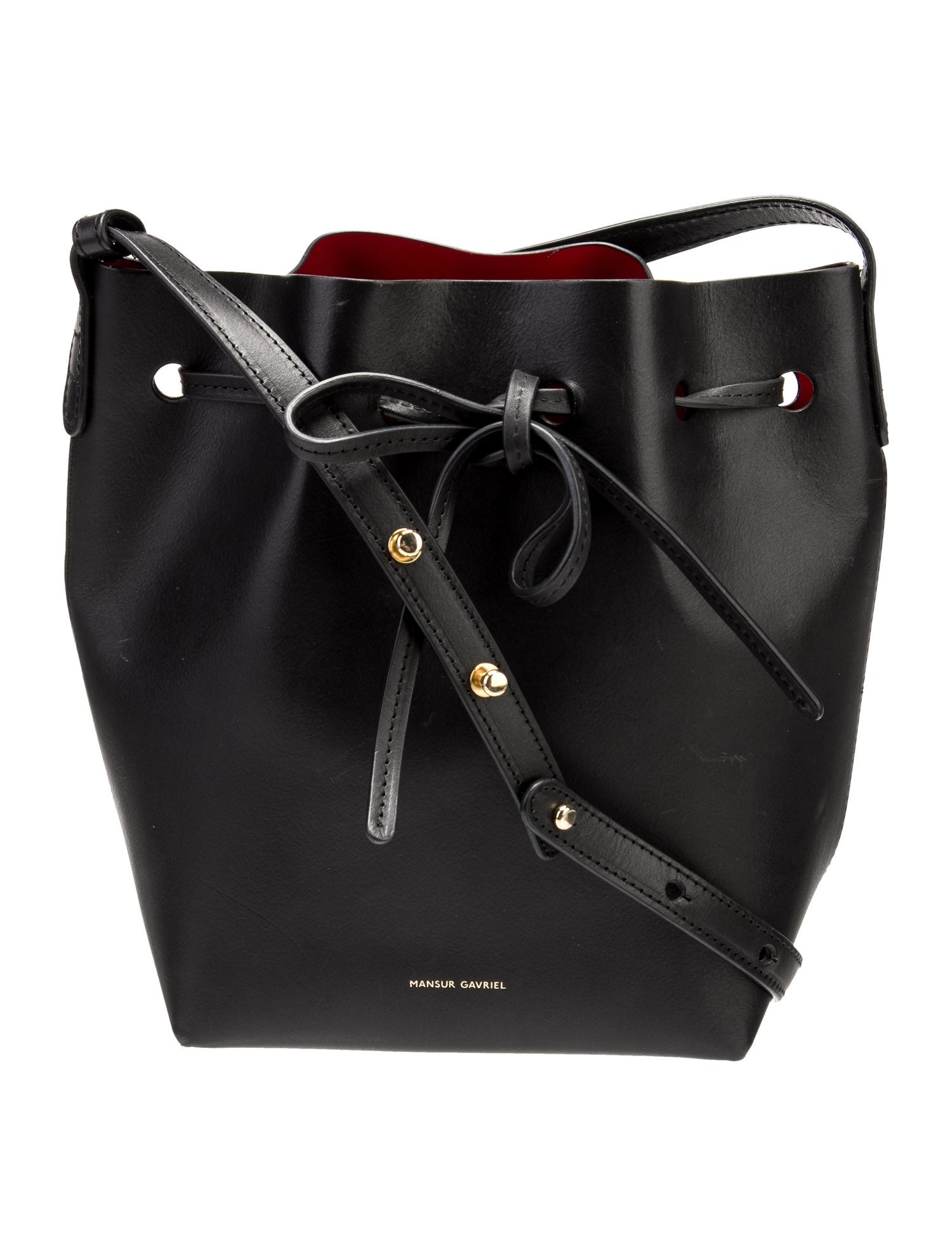 Mansur Gavriel Leather Bucket Bag