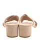 Mansur Gavriel Suede Cutout Accent Slides