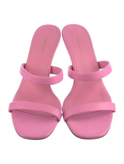 Mansur Gavriel Leather Slides