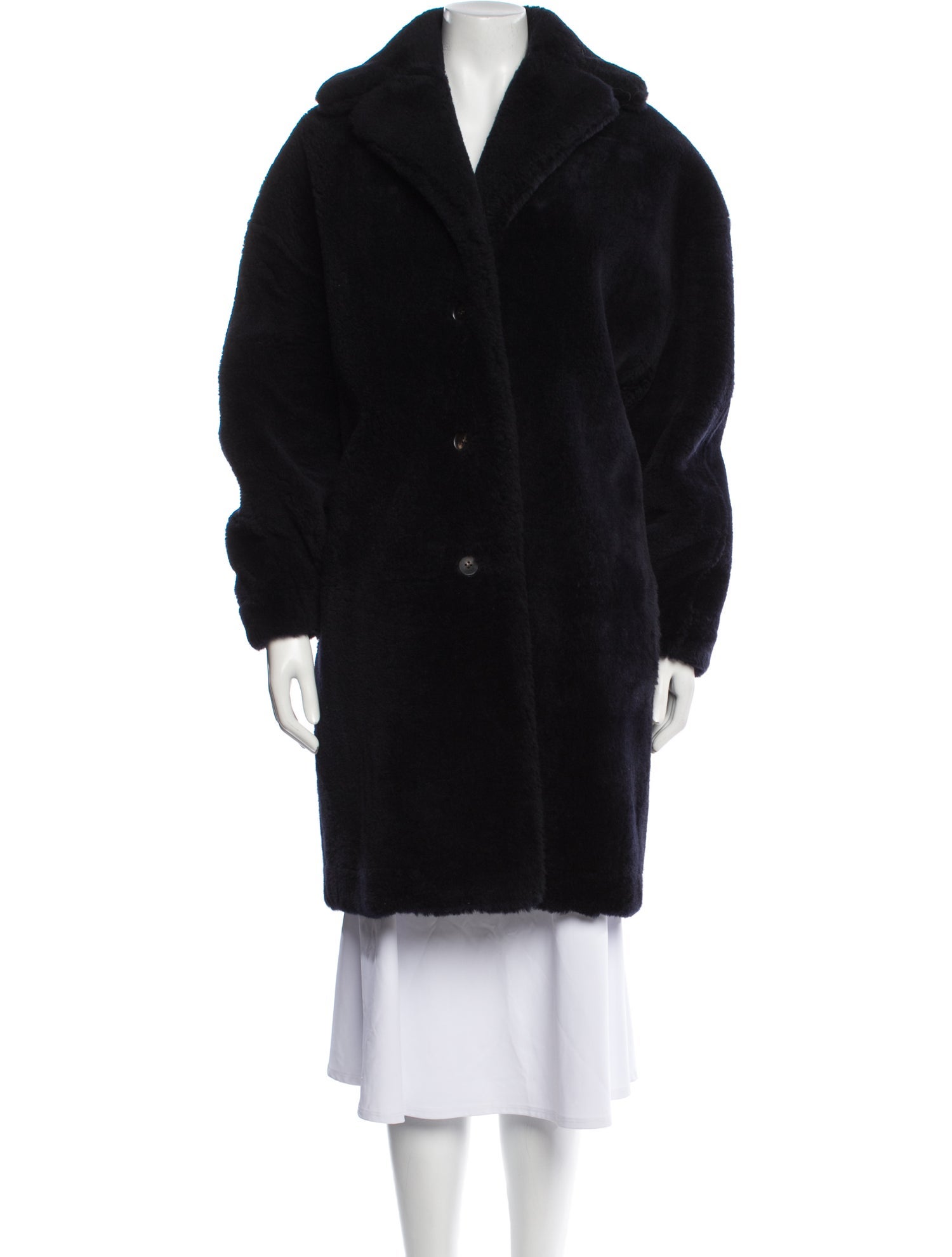 Mansur Gavriel Shearling Fur Coat