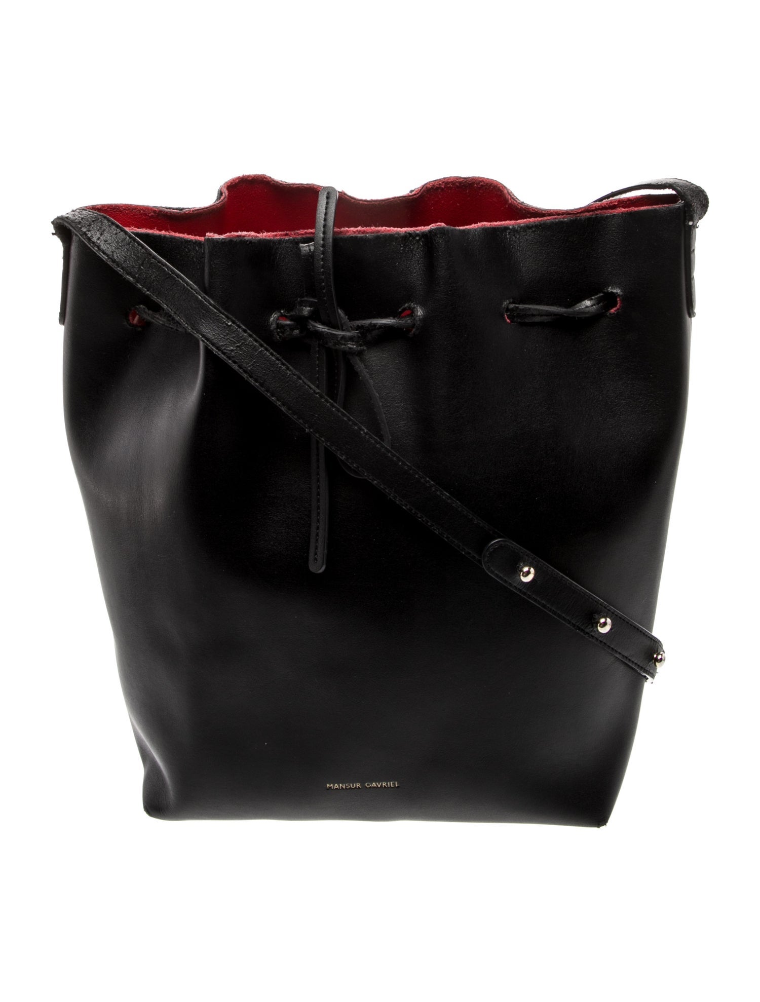 Mansur Gavriel Leather Bucket Bag