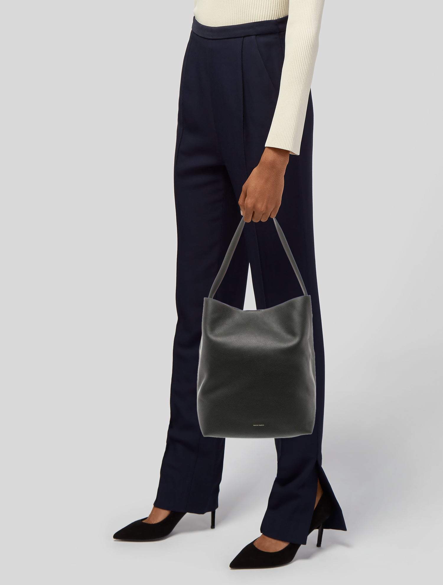 Mansur Gavriel Leather Bucket Bag
