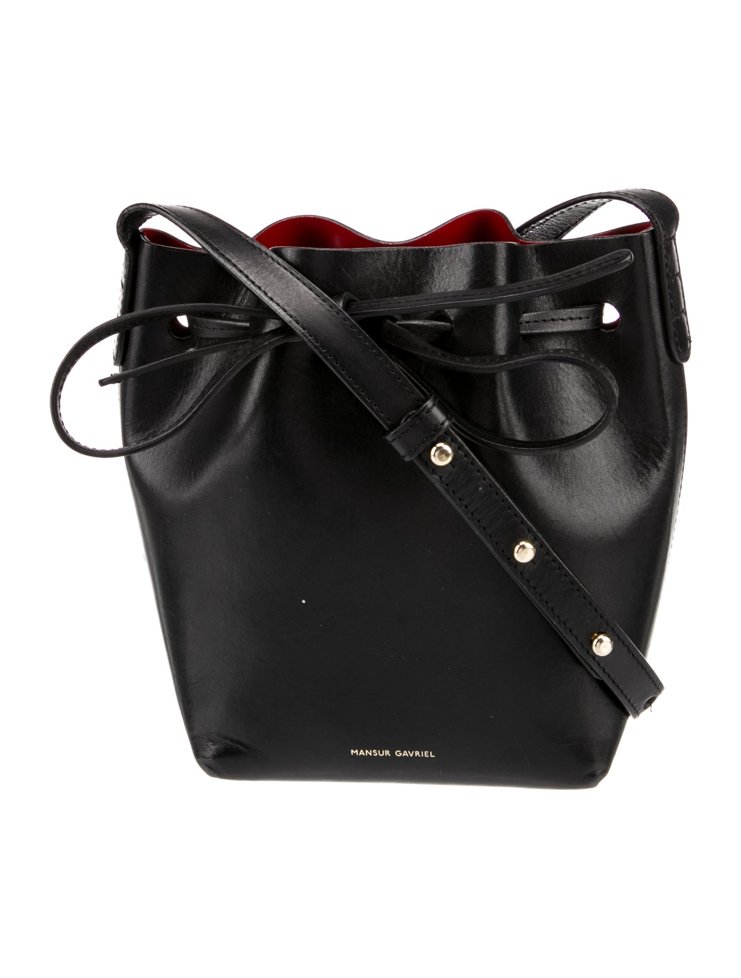 Mansur Gavriel Leather Bucket Bag