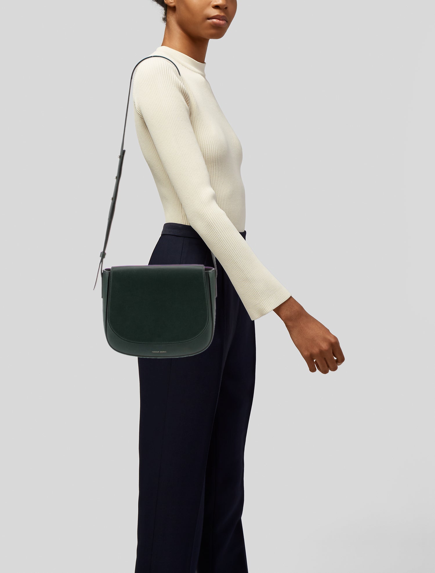 Mansur Gavriel Leather Crossbody Bag