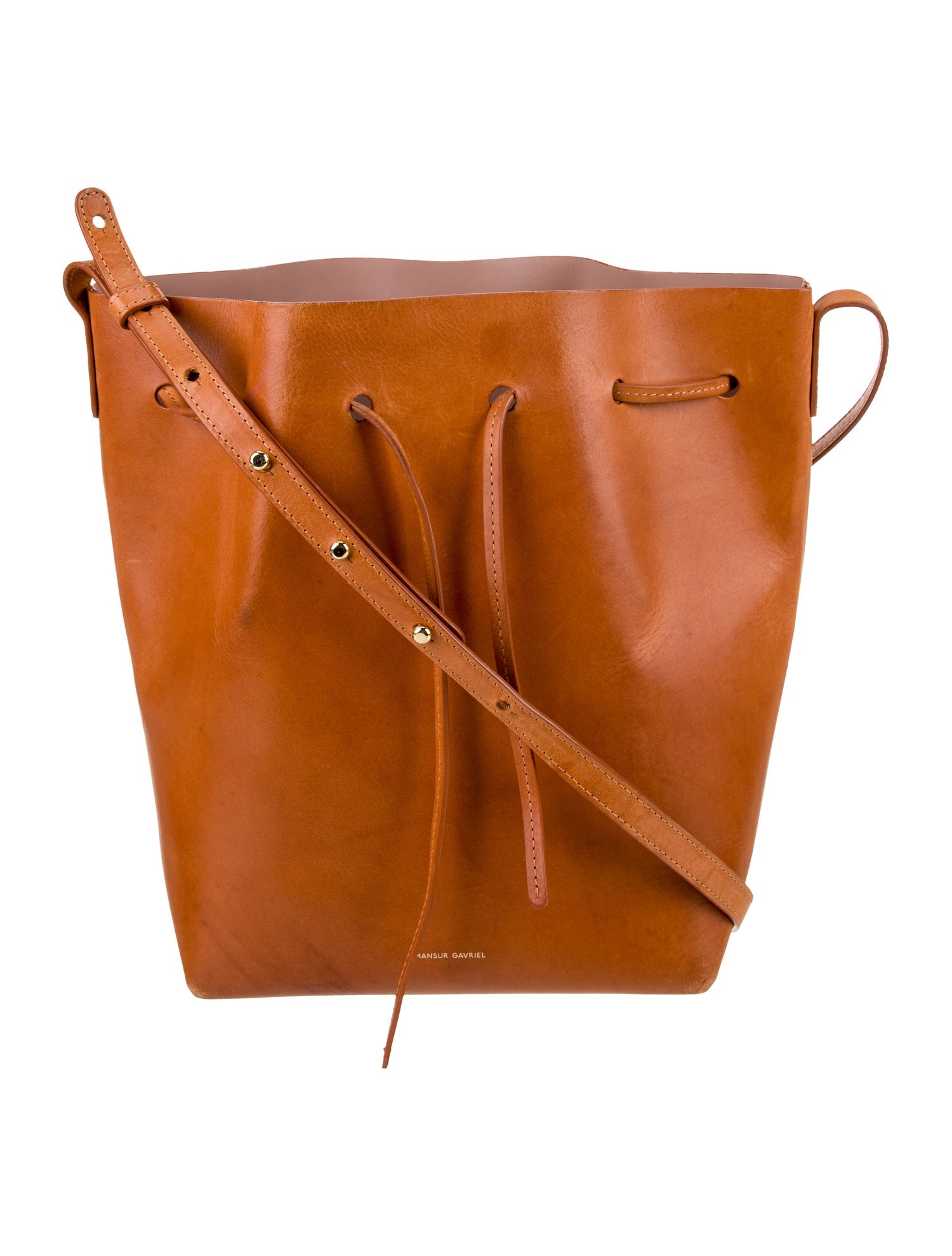Mansur Gavriel Leather Bucket Bag
