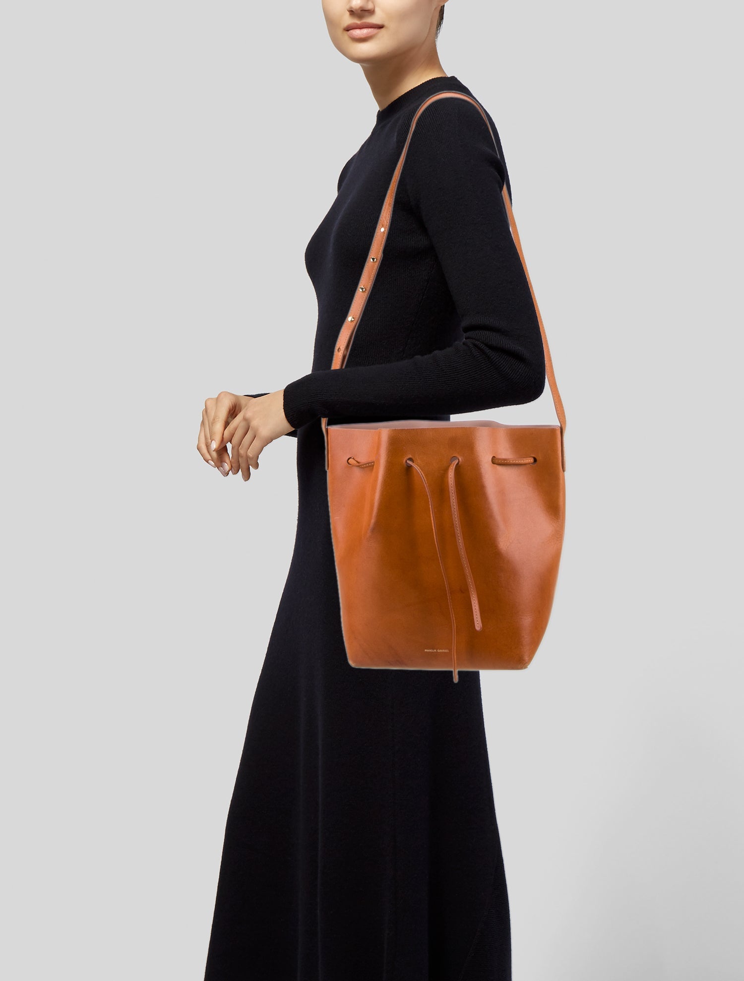 Mansur Gavriel Leather Bucket Bag