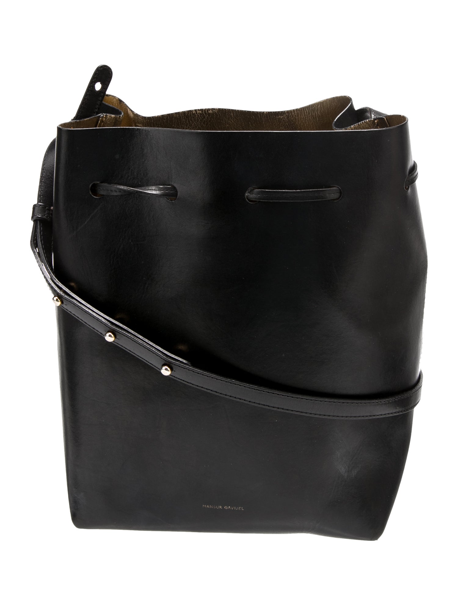 Mansur Gavriel Leather Bucket Bag