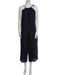 Mansur Gavriel Linen Scoop Neck Jumpsuit