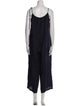 Mansur Gavriel Linen Scoop Neck Jumpsuit