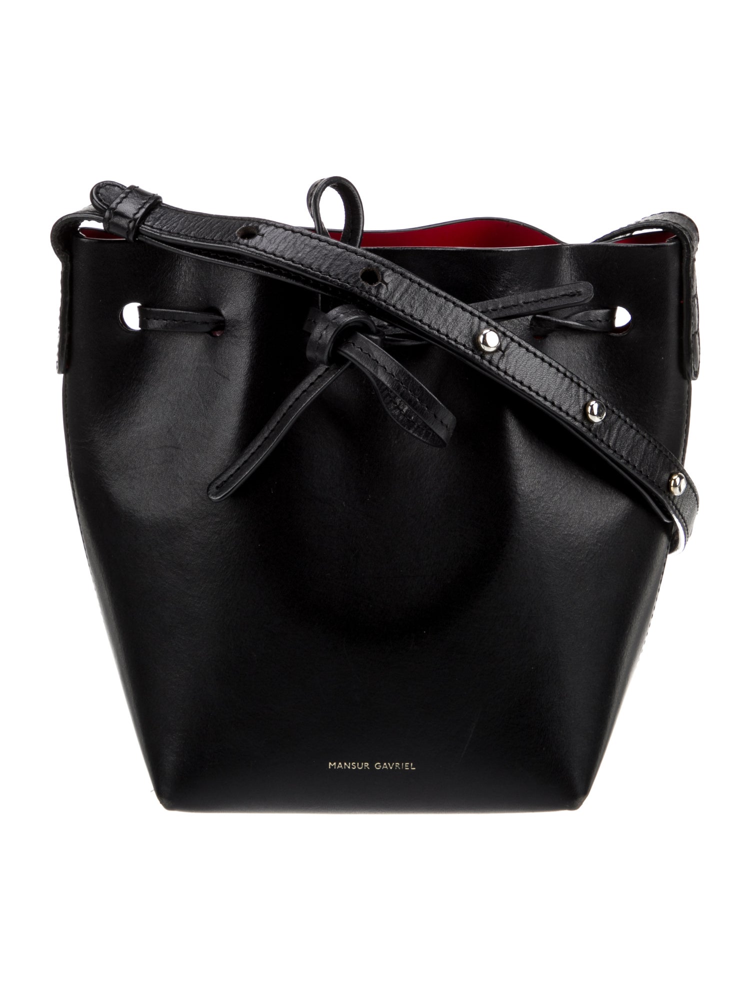 Mansur Gavriel Leather Bucket Bag