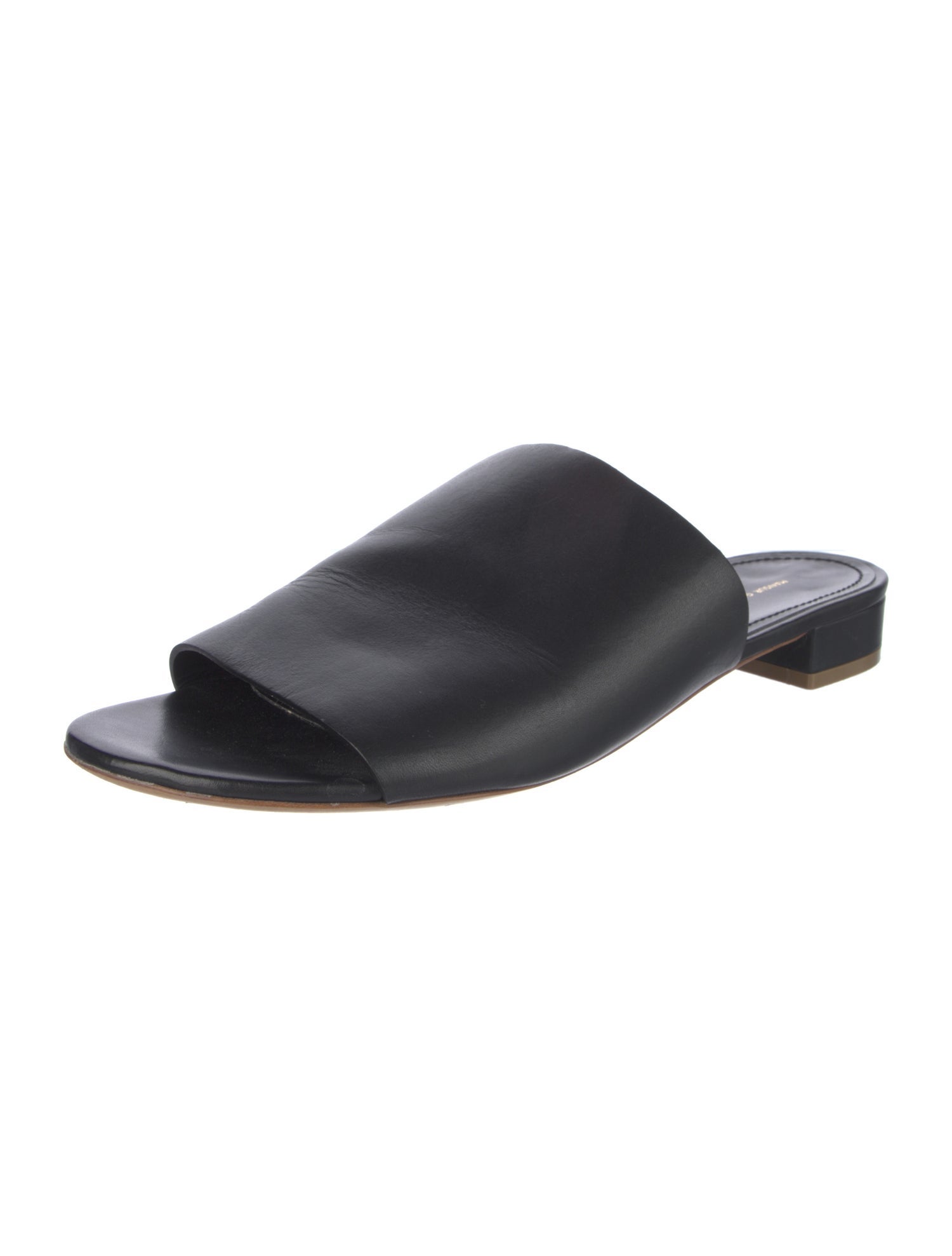Mansur Gavriel Leather Slides