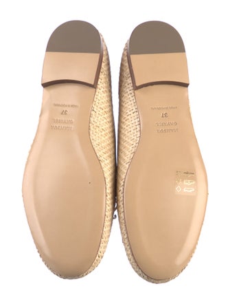 Mansur Gavriel Straw Ballet Flats
