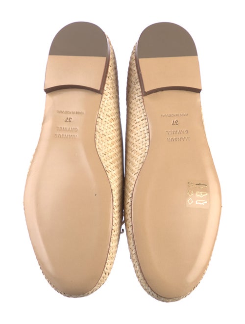 Mansur Gavriel Straw Ballet Flats