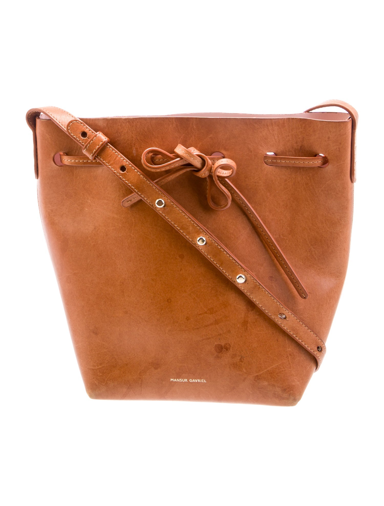 Mansur Gavriel Leather Bucket Bag