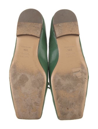 Mansur Gavriel Embossed Leather Flats