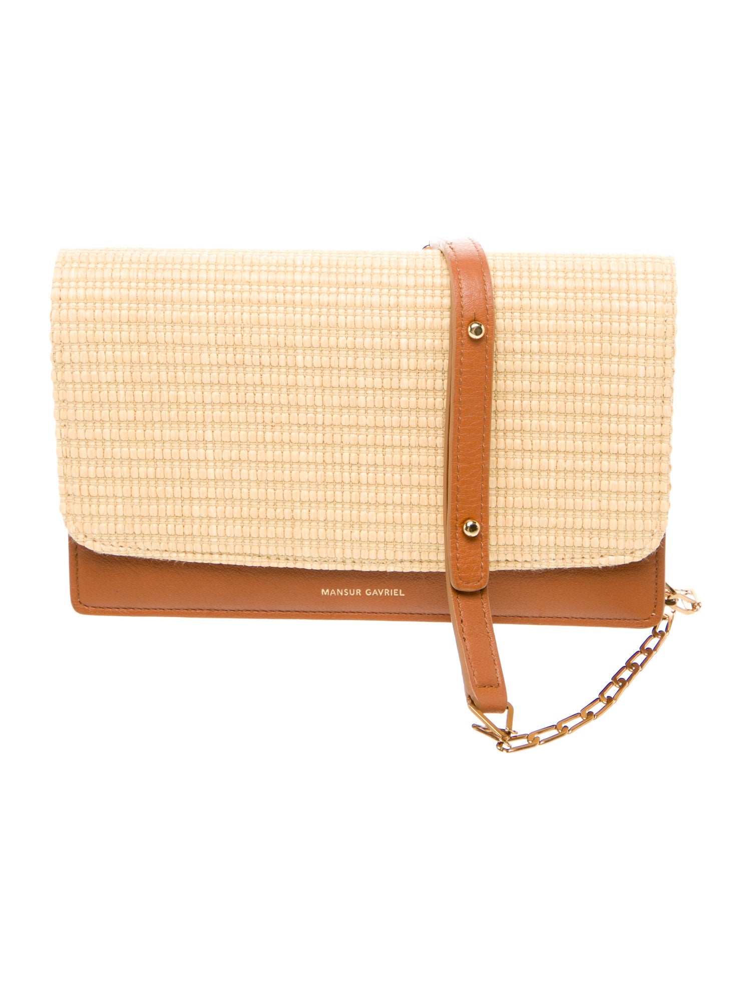 Mansur Gavriel Straw Belt Bag