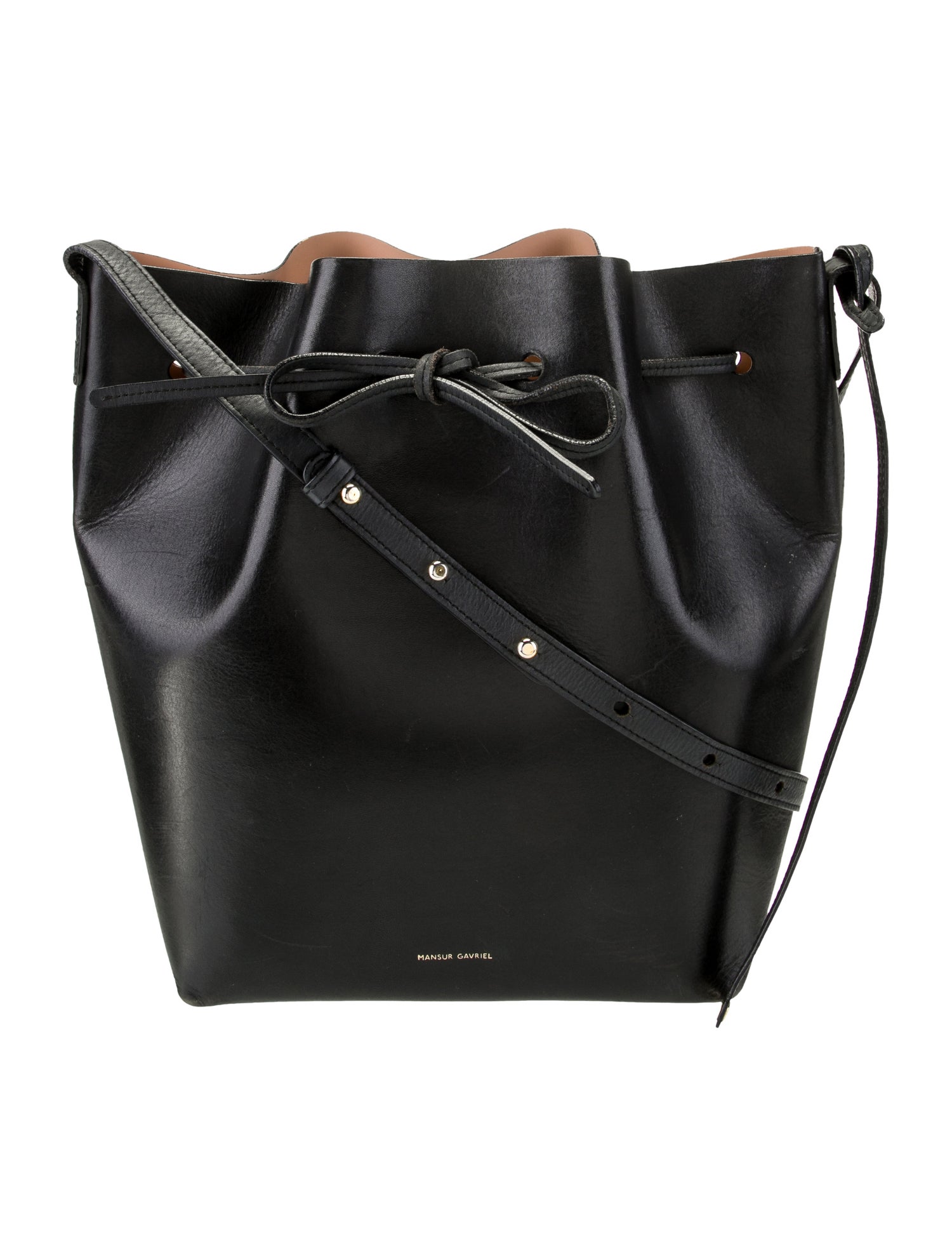 Mansur Gavriel Leather Bucket Bag