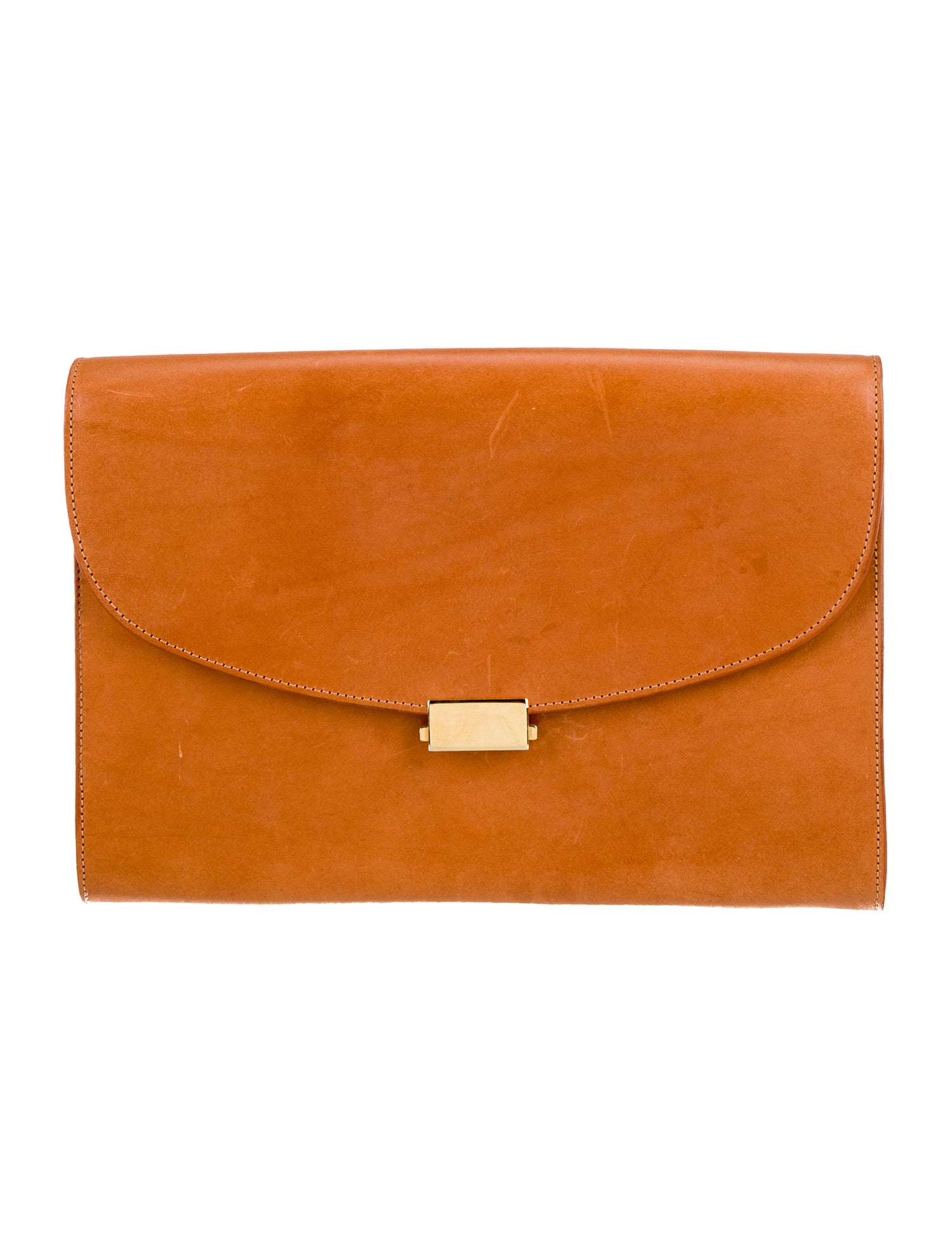 Mansur Gavriel Leather Clutch