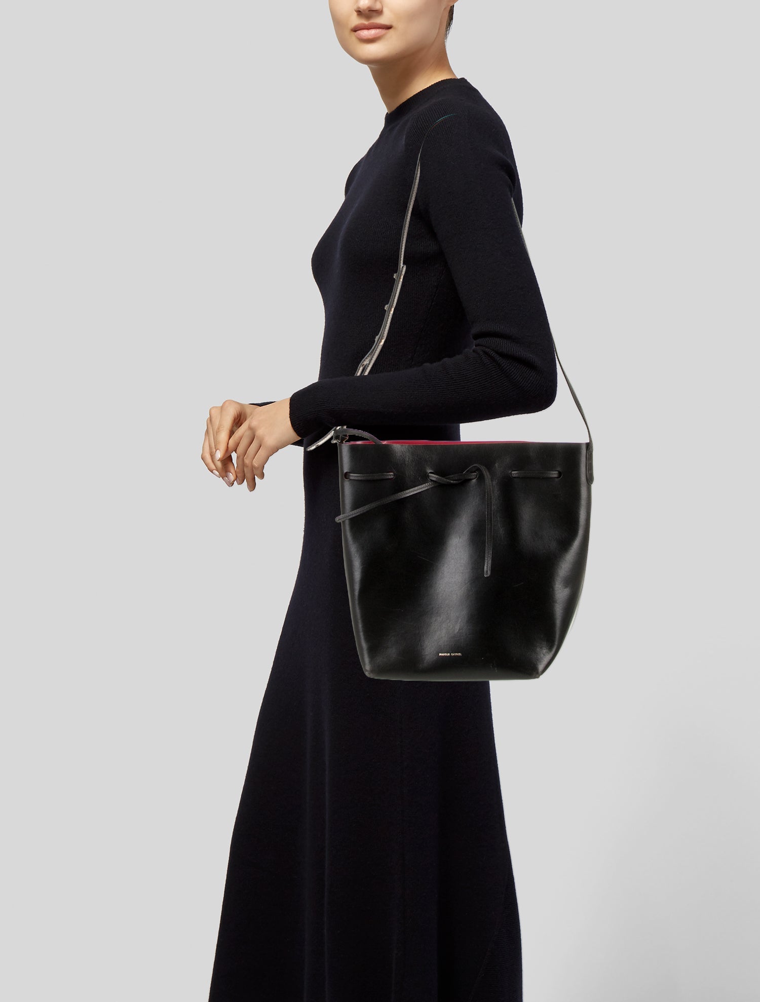 Mansur Gavriel Leather Shoulder Bag