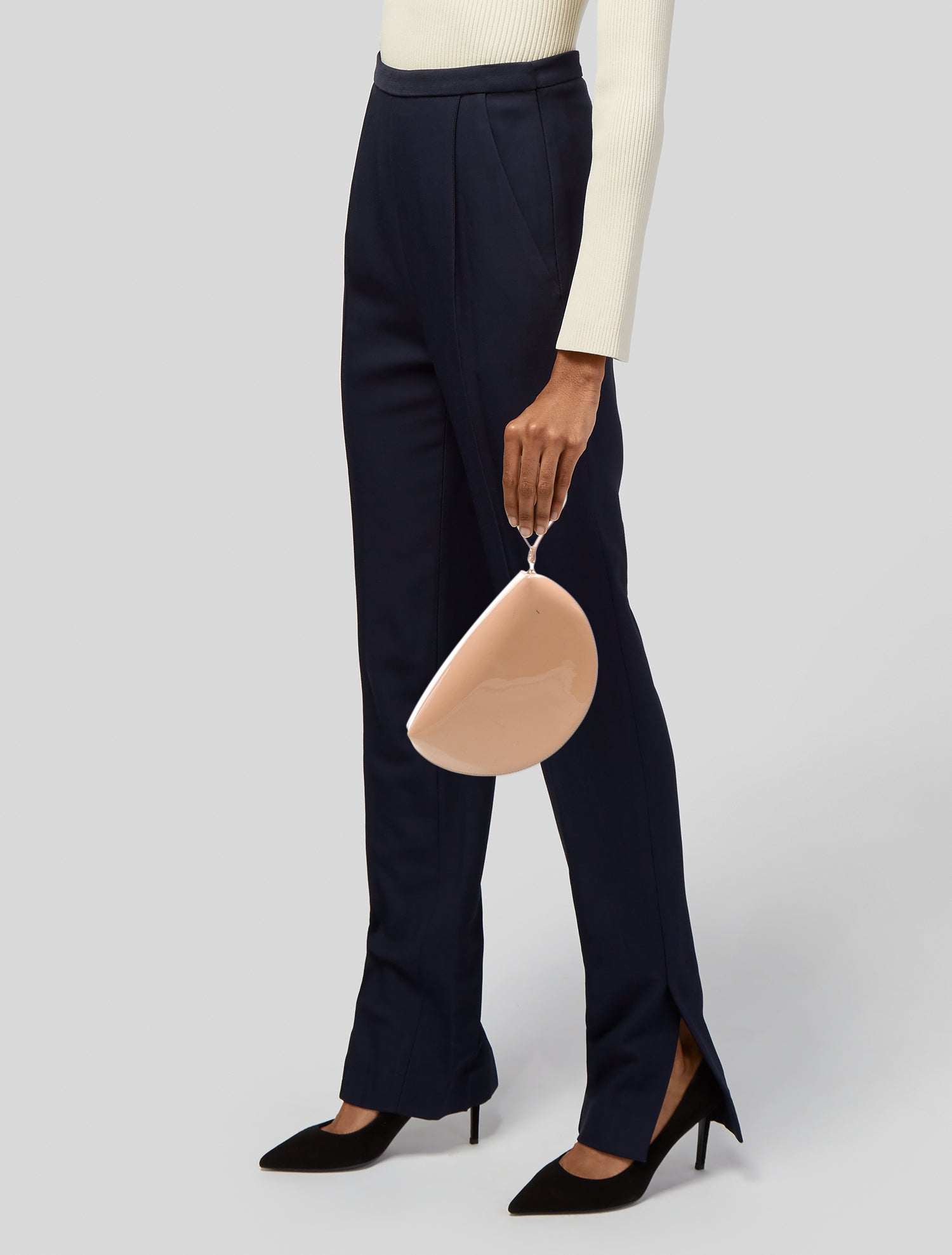 Mansur Gavriel Patent Leather Clutch