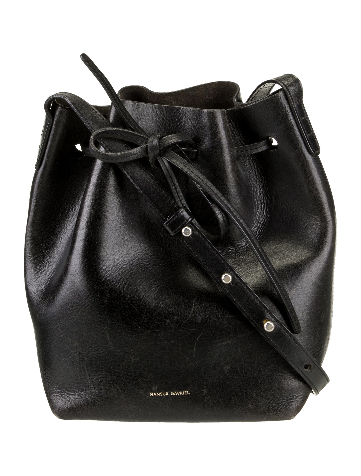 Mansur Gavriel Leather Bucket Bag