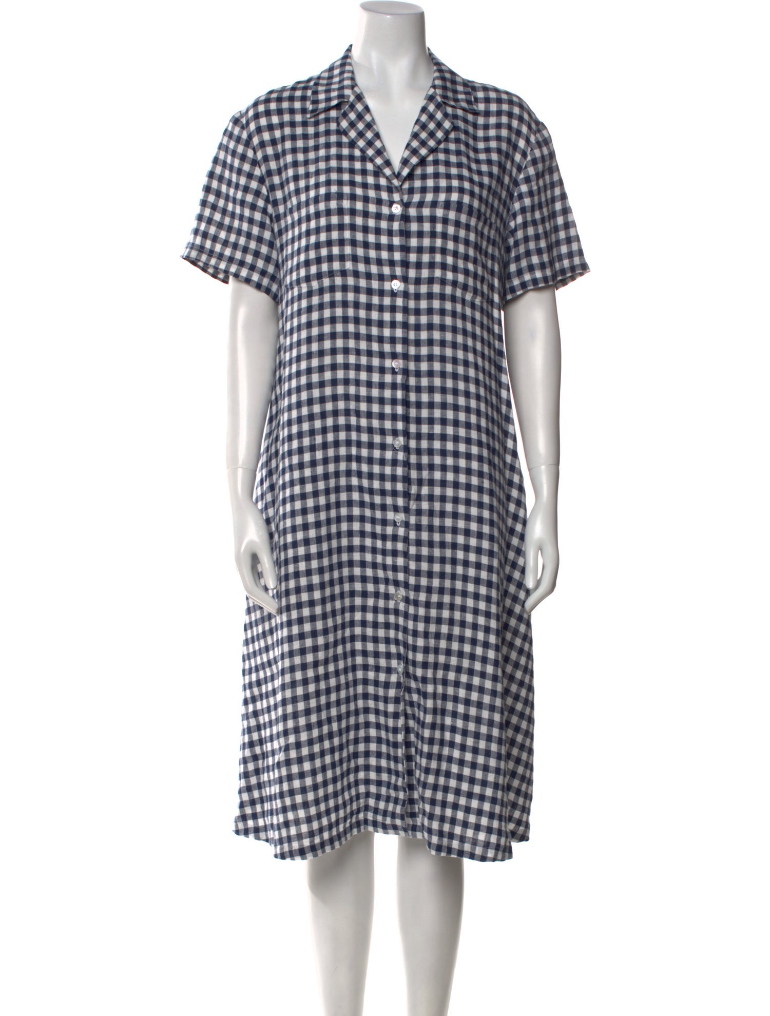 Mansur Gavriel Linen Midi Length Dress