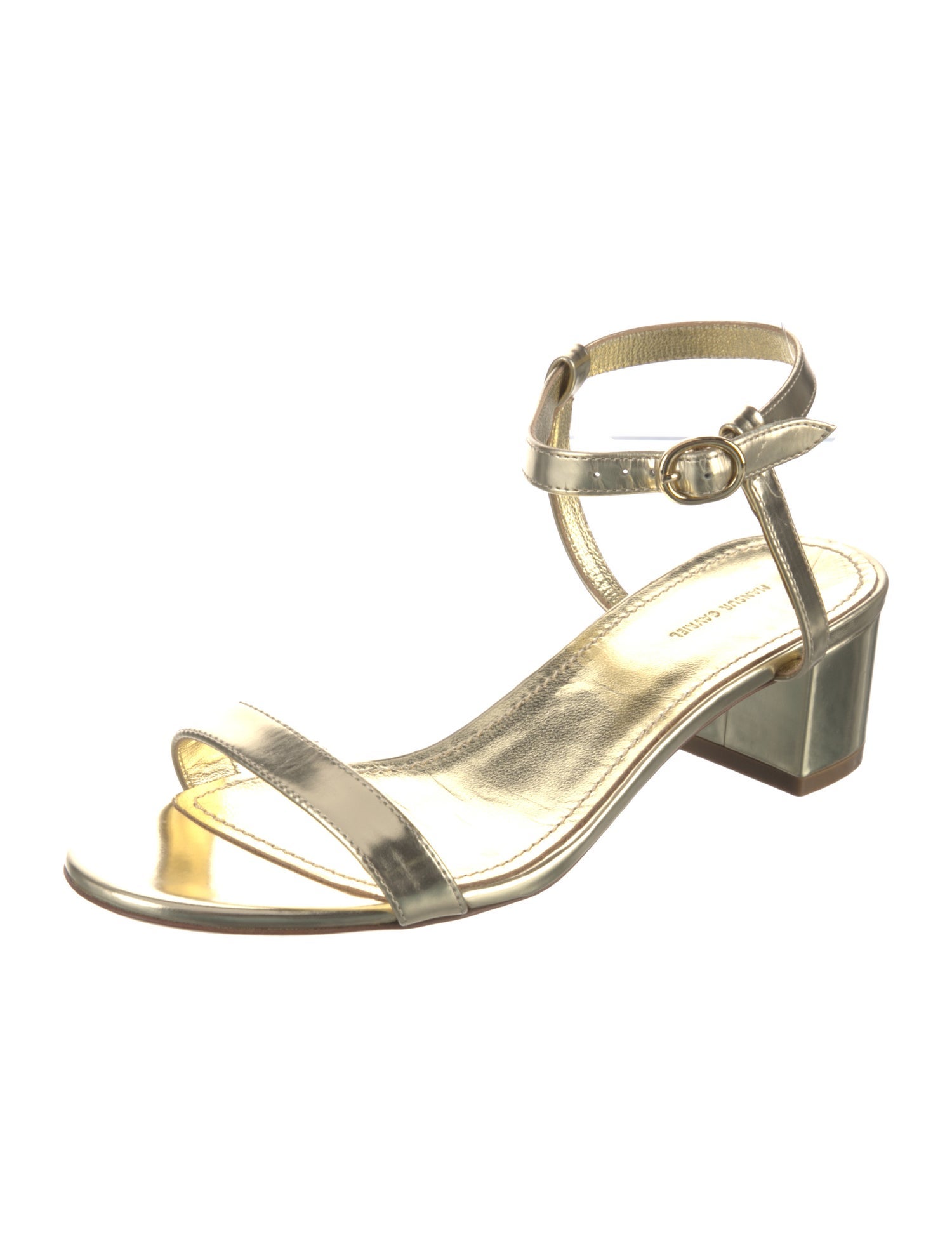 Mansur Gavriel Patent Leather Sandals