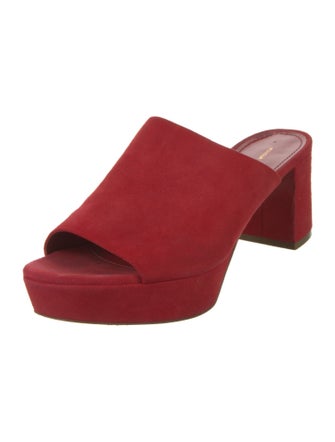 Mansur Gavriel Suede Slides