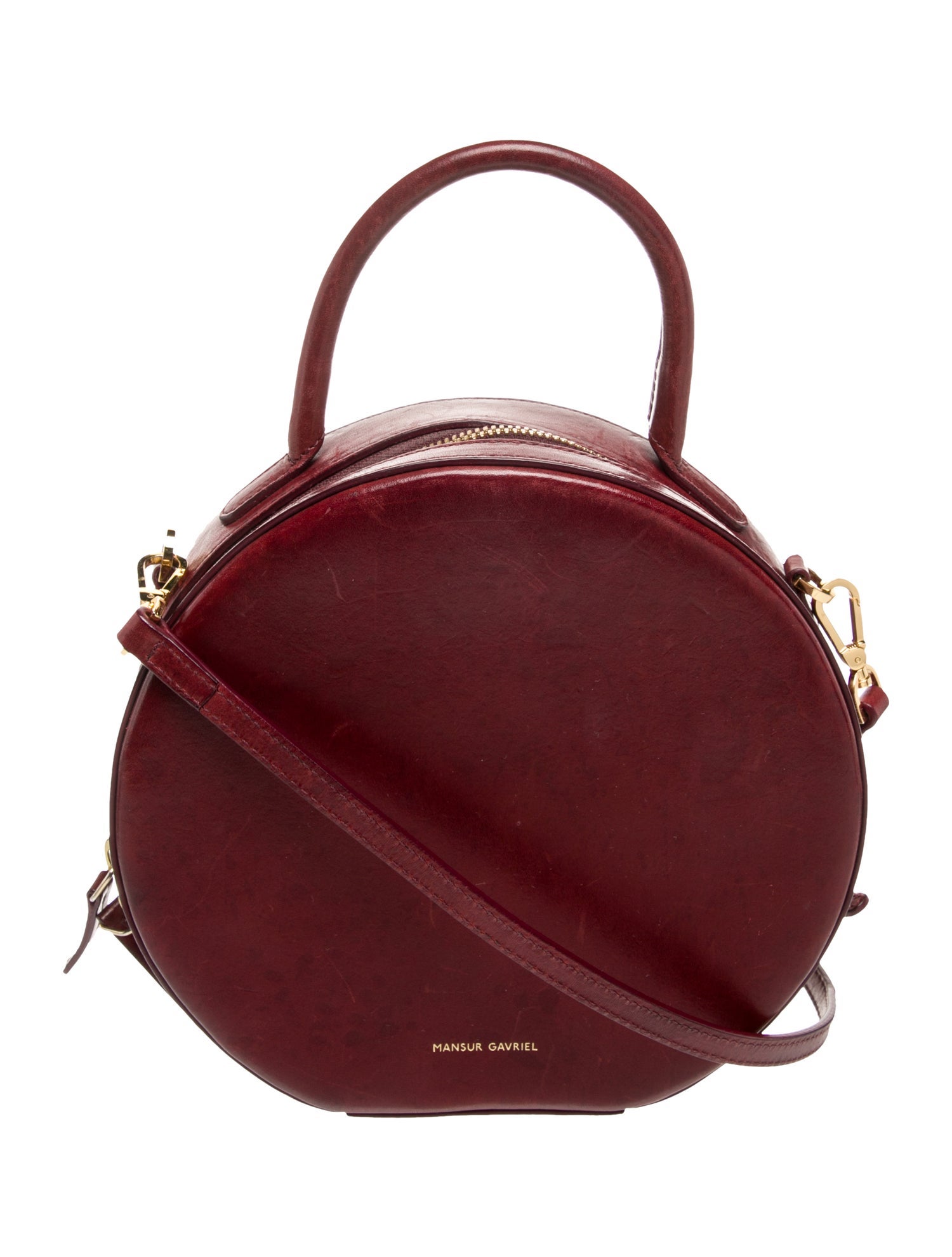 Mansur Gavriel Leather Top Handle Bag