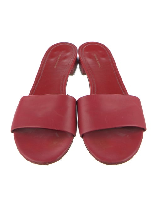 Mansur Gavriel Leather Slides