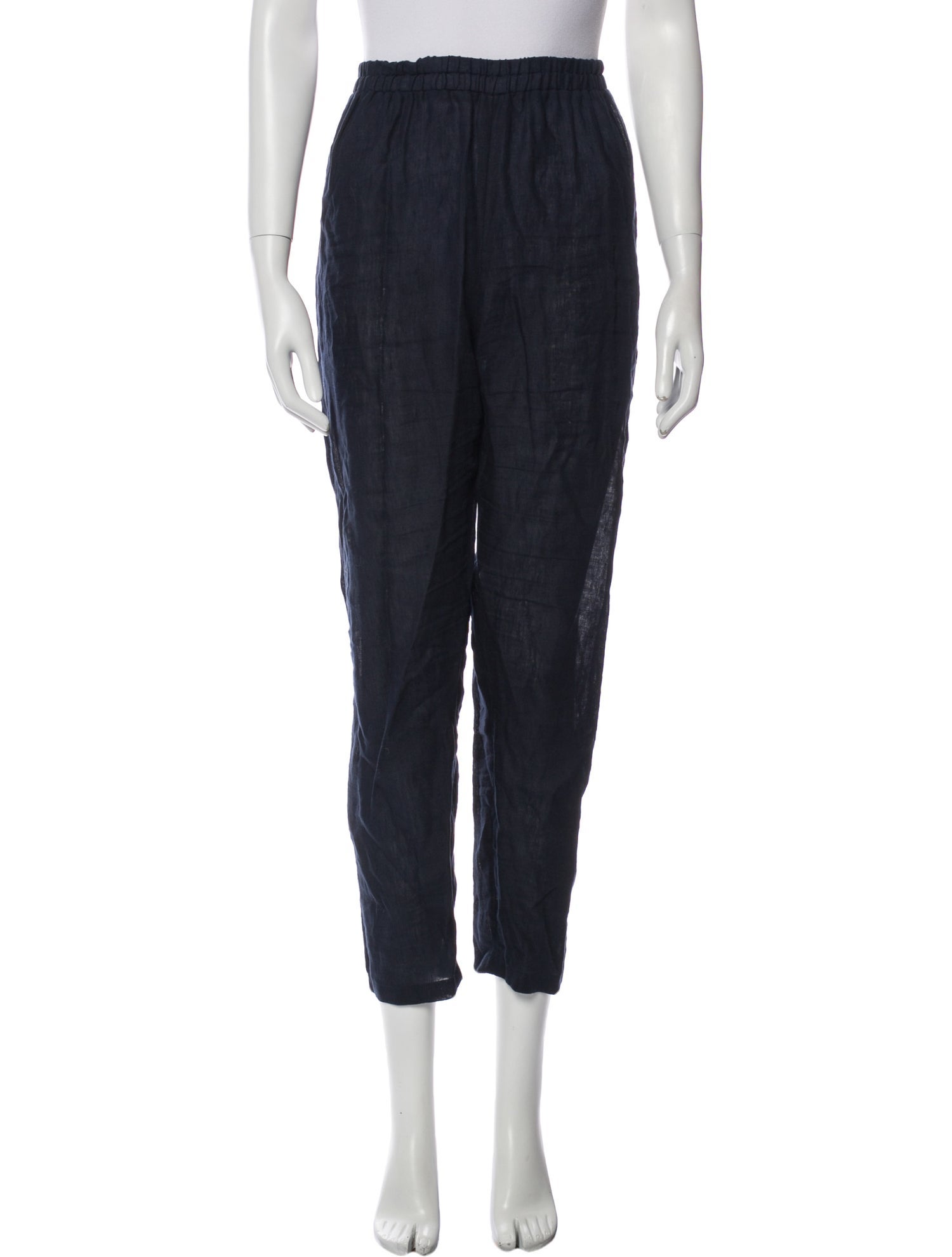 Mansur Gavriel Linen Skinny Leg Pants