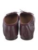 Mansur Gavriel Leather Bow Accents Ballet Flats