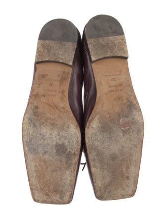 Mansur Gavriel Leather Bow Accents Ballet Flats