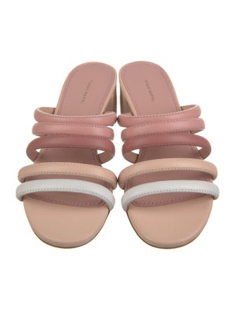 Mansur Gavriel Leather Slides