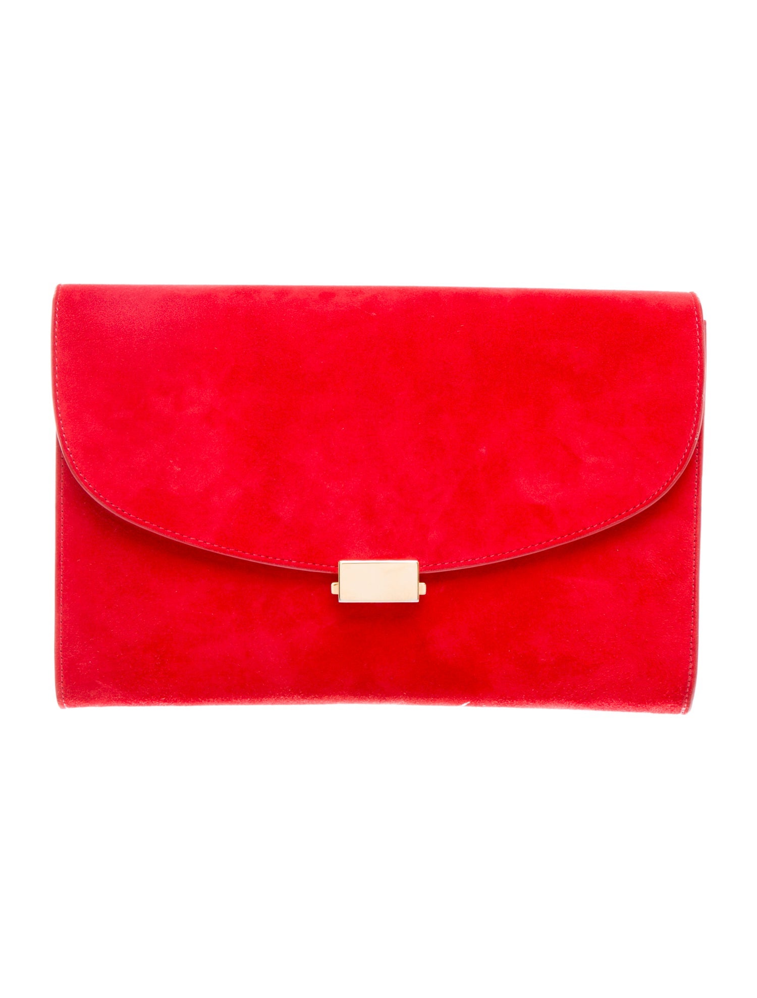Mansur Gavriel Suede Clutch