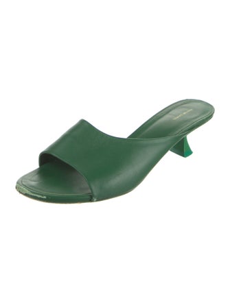 Mansur Gavriel Leather Slides