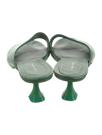 Mansur Gavriel Leather Slides