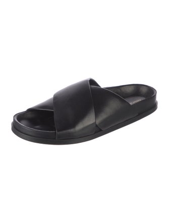 Mansur Gavriel Leather Slides