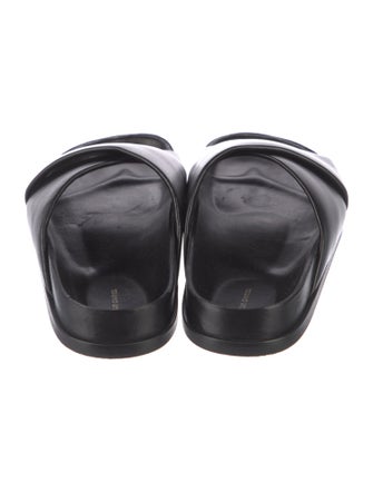 Mansur Gavriel Leather Slides