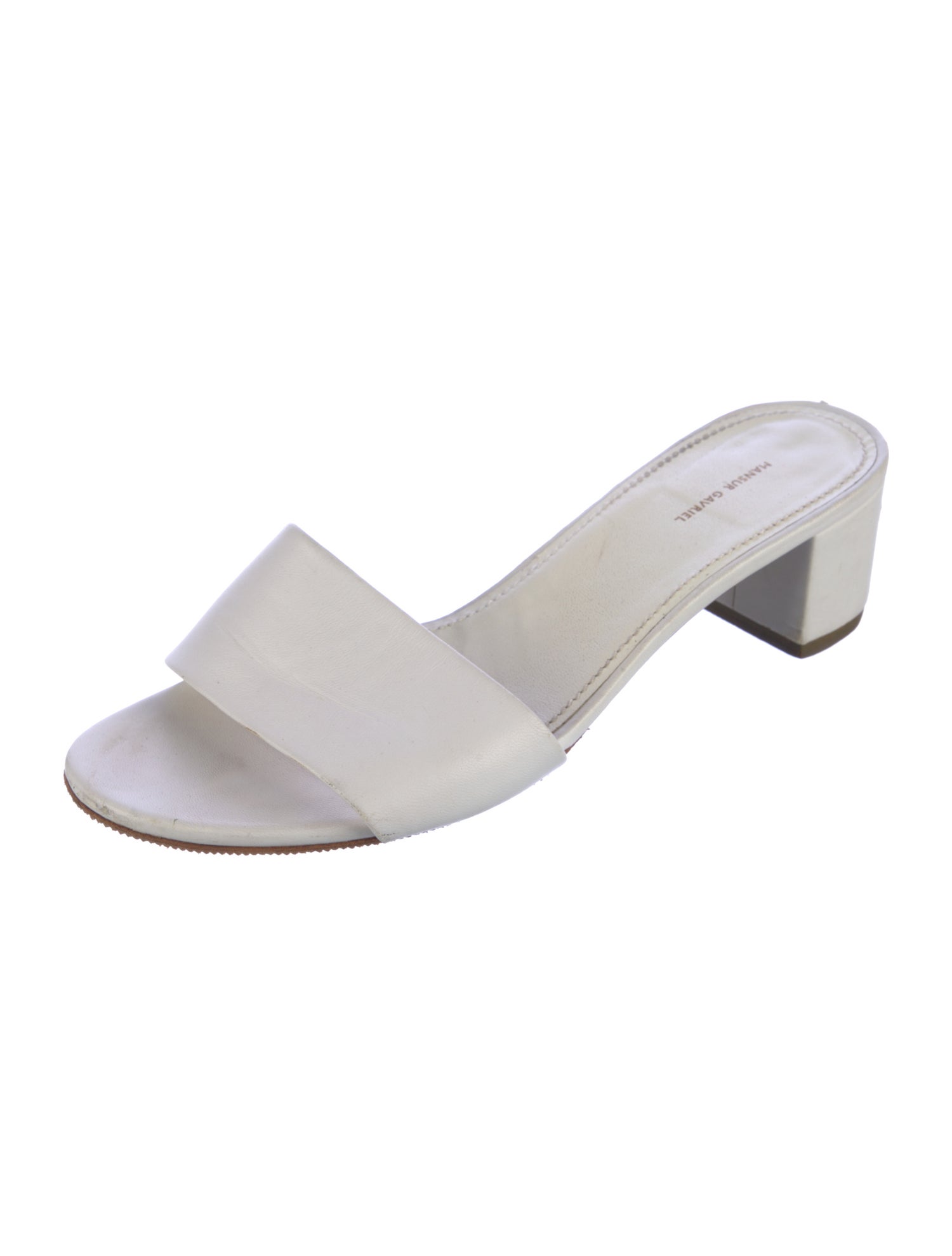 Mansur Gavriel Leather Slides