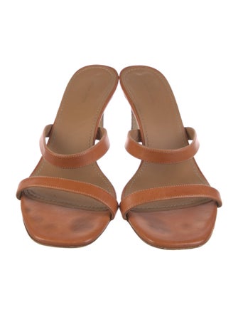 Mansur Gavriel Leather Slides