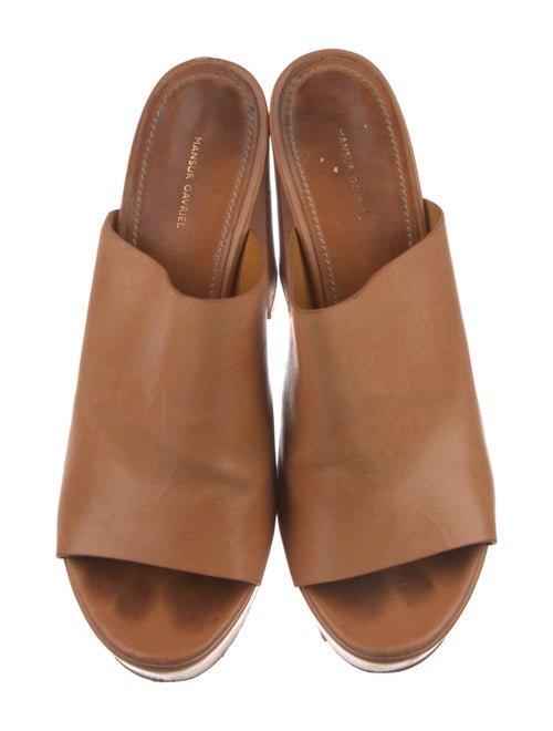 Mansur Gavriel Leather Slides