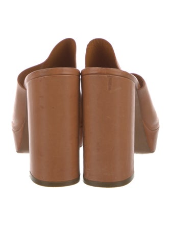 Mansur Gavriel Leather Slides