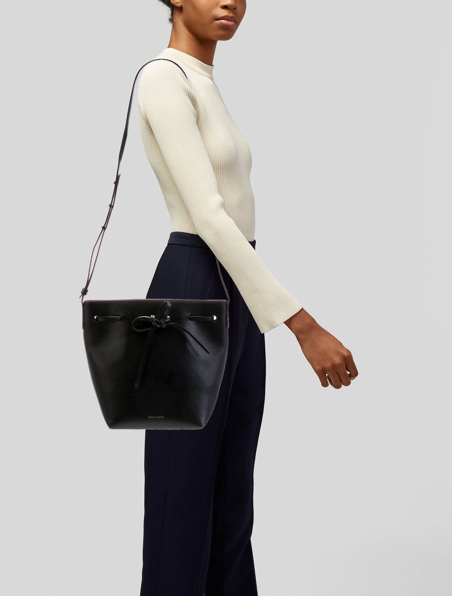 Mansur Gavriel Leather Bucket Bag