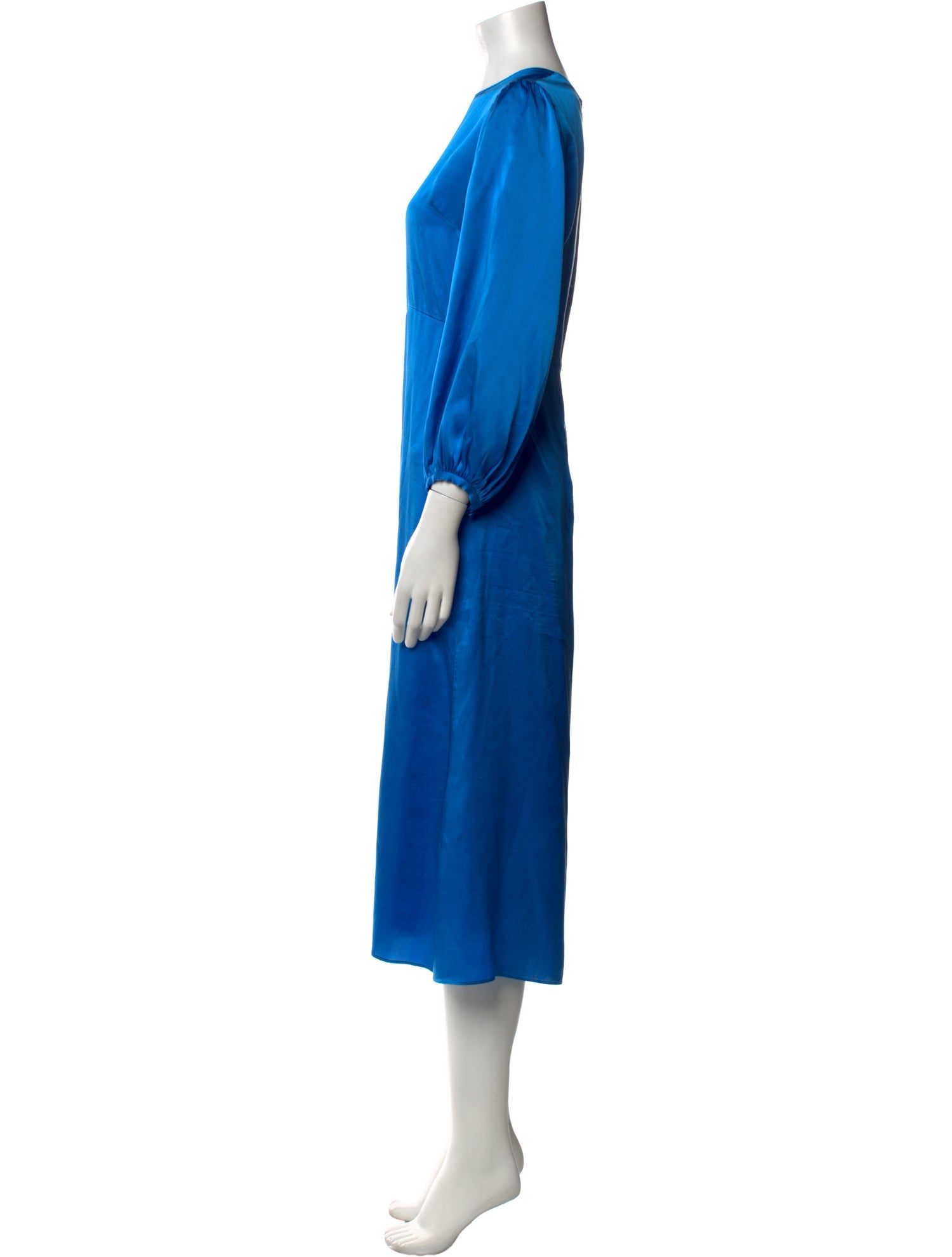 Mansur Gavriel Silk Midi Length Dress