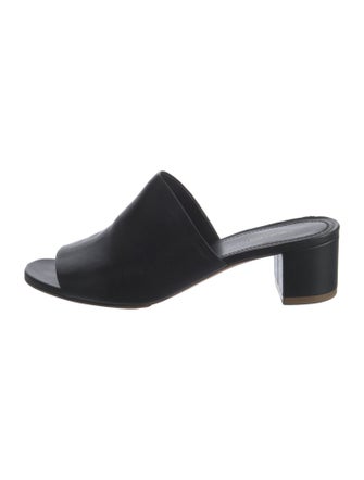 Mansur Gavriel Leather Slides