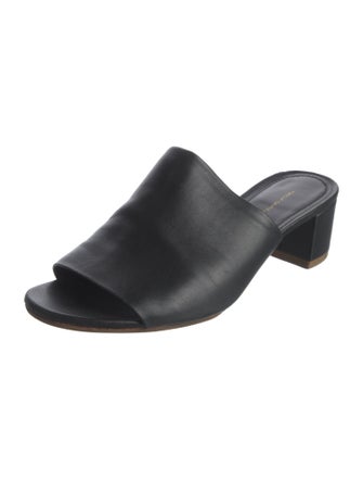 Mansur Gavriel Leather Slides